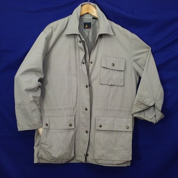 90s Liz Sport Chore Coat Utility Cargo Jacket M/L - Picture 1 of 8